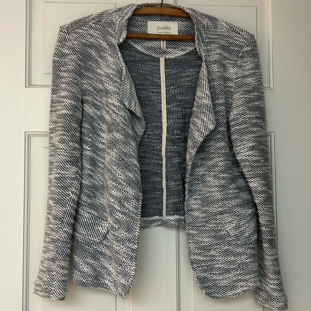 Anthropologie Puella tweed blazer sz XS